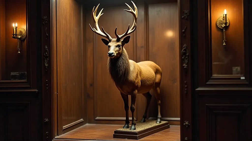 Victorian taxidermy display case