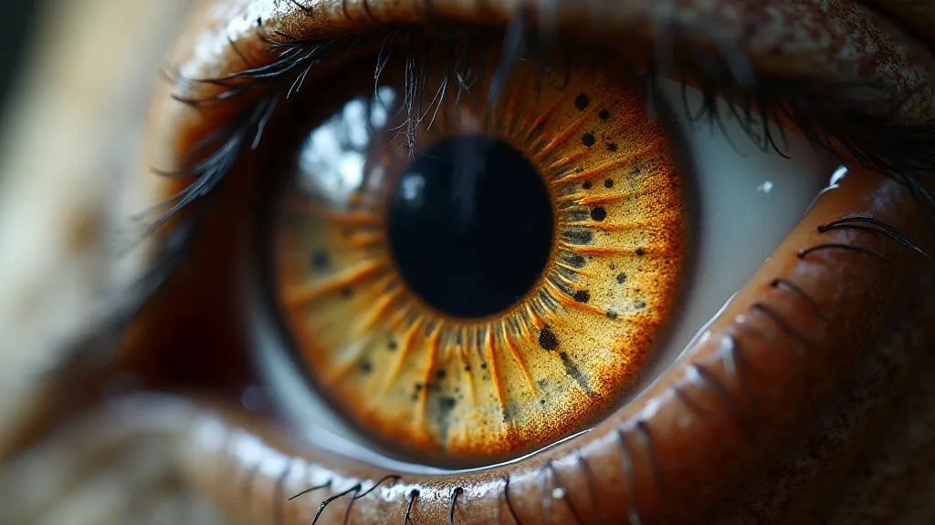 Antique glass eye